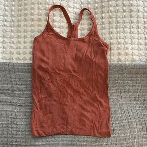 Lululemon rust color racerback tank